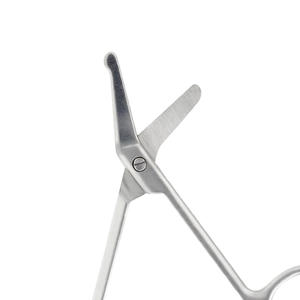 Ciseaux à pansements Lister, vétérinaires, 4,3 pouces, ciseaux à traumatisme, ciseaux médicaux manuels en acier inoxydable, design incurvé à extrémité arrondie, CE - Product Image 4