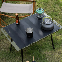 Tapis de table pliable d'extérieur CLS - Tapis de table en silicone imperméable et isolant thermiquement ; résistant à l'humidité, non destiné au pique-nique/camping