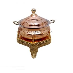 Buffet de finition en cuivre Offre Spéciale chauffe-plats luxueux service de traiteur de noce chauffe-plats - Product Image 1