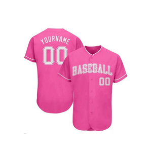 ZATA SPORTS Jersey de Béisbol Personalizado con Bordado Completo, Costura Tackle Twill, 100% Poliéster, Secado Rápido, Transpirable, Cuello en V, Personalizado - Product Image 4