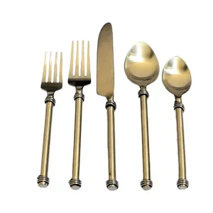 Design moderne personnalisé et emballage couverts et vaisselle forgé à la main ensemble de couverts de qualité supérieure - Product Image 4