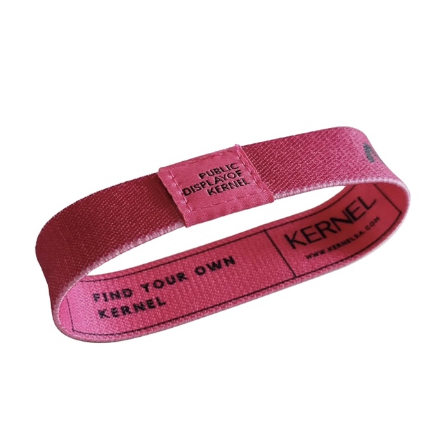RFID Fabric Custom Polyester Elastic Fabric Bracelet RFID NFC Wristband