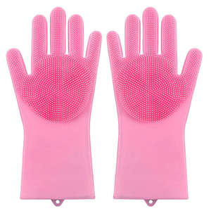 Guantes de Silicona de Alta Densidad para Bañar Perros, Diseño Mejorado de Cinco Dedos, Tamaño Mediano, Ecológicos e Impermeables, para el Cuidado de Mascotas - Product Image 6