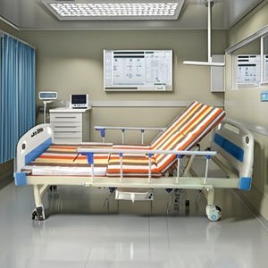 Регулируемая ручная медицинская Больничная койка с 5 кренками для переворачивания парализованных пациентов - Product Image 5