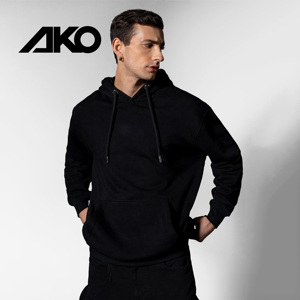 Sweat-shirts et pulls à capuche pour hommes de qualité supérieure, service OEM, production en gros, logo personnalisé, 100% coton par Ako - Product Image 1