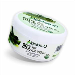 ALGELOE Gel d'Aloe Vera Biologique Non Toxique Clair pour l'Acné, les Cicatrices, une Peau Éclatante et Radieuse 99% Naturel, Sans Parabène ni Sulfate - 200ml - Product Image 1