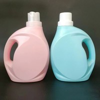 Seau vide en plastique pour détergent à lessive, avec bouchon à vis, en PEHD, pour distribution de liquide, couleur personnalisable, 2L 3L 5L – Vente chaude