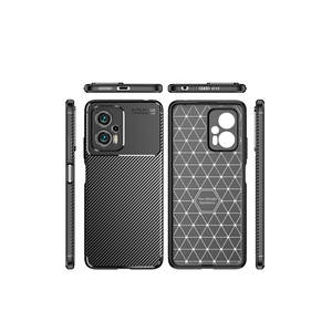 Étui de protection en silicone noir Netzy Poco X4 GT SAFA Premium Bleu marine pour les modèles Redmi 10A Poco X4 Pro 5G Redmi 10C - Product Image 4