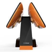 Terminal de commande de restaurant à prix d'usine Android POS pliable de bureau de 15.6 pouces avec écran tactile en verre pour point de vente