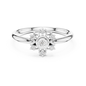 แหวนสวมนิ้วแบบปรับแต่งได้10K พร้อมหินเดือนเกิด - Product Image 3