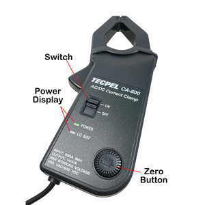 Multimètre à pince TECPEL CA-600, transmetteur de courant à pince AC/DC - Product Image 4