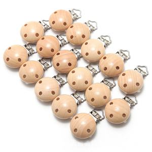 לוגו מותאם אישית שרשרת מוצץ אביזר עץ טבעי תינוק temother pacifier - Product Image 2