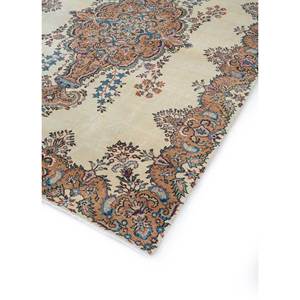 Tapis en laine noués à la main vintage ivoire de luxe épais Pae-2053 pour la maison, la salle à manger, l'extérieur, la cuisine, l'hôtel, le bureau, les pique-niques - Product Image 2
