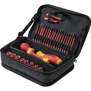 For WIHA SlimVario 31-Piece VDE Insulated Electric <b>Screwdriver</b> <b>Set</b> with Interchangeable Blades - Product Image 1