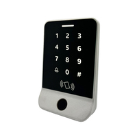 Lector de tarjetas biométrico de huellas dactilares y 13,56 MHz, sistema de Control DE ACCESO amigable con la demencia, funciones de desbloqueo de teclado TCP/IP