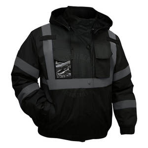 Chaqueta de trabajo de alta visibilidad para hombre, diseñada para brindar comodidad y protección en entornos de trabajo y exteriores. - Product Image 2