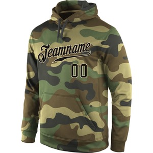 Hommes Polaire Blanc Camouflage Hommes Hoodies Personnalisés Polyester coton Camouflage Hoodie - Product Image 1