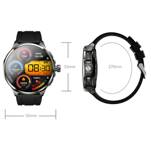 Montre connectée H99 4G Android GPS, appel vidéo, moniteur de fréquence cardiaque, étanche IP67, bracelet en gel de silice, unisexe, écran rond - Product Image 2