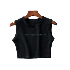 Summer Vintage <b>White</b> Crop <b>Tops</b> for Women Knitted Tank <b>Top</b> with Lace Decoration Punk Sexy Streetwear Short Sleeveless T-Shirts - Product Image 1