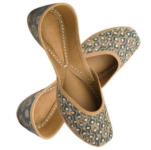 Khussa แบนเรียบ khussa วัสดุพิเศษสำหรับผู้หญิงได้รับความนิยมสูงสุดมีสไตล์ - Product Image 5