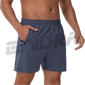 กางเกงขาสั้นออกกำลังกายสำหรับผู้ชายแห้งเร็ว5นิ้วกางเกงขาสั้นสำหรับใส่วิ่งน้ำหนักเบาชุดออกกำลังกายระบายอากาศได้ดี - Product Image 4