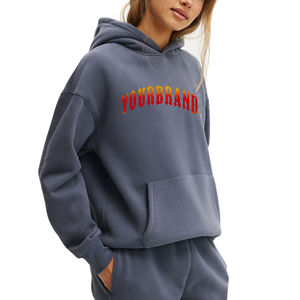 Sudaderas con Capucha Extra Grandes de Felpa Gruesa de Algodón para Mujer, Ropa Casual Personalizada, Súper Suaves y Pesadas - Product Image 1