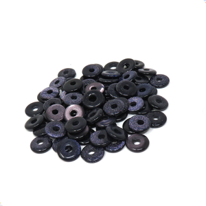 Donuts de Cristal Natural, Donuts de Piedra de Cristal Blue Goldstone, Gemas de Cristal, Gemas de Reiki, Donuts Curativos, Ágata, Mayorista - Product Image 6