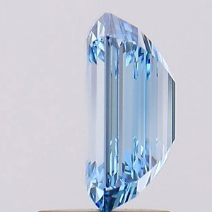 La mejor calidad 2,50 quilates forma Esmeralda VVS1 IGI India certificado Fancy Vivid Blue Loose CVD Diamond - Product Image 5