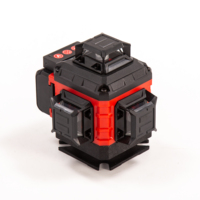 Meilleur niveau laser pour la construction, niveau laser pas cher avec trépied, récepteur, faisceau vert, niveau laser 4D 16 lignes, ensemble d'outils 360°