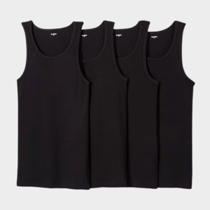 Débardeurs sans manches 100% coton pour hommes, pour musculation, tissage tricoté respirant - Product Image 5