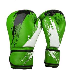 Gants d'entraînement de boxe en cuir PU avec sangle de poignet réglable et fermeture de qualité supérieure, marque personnalisée - Product Image 5