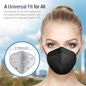 Confezione da 20 Mascherine Antipolvere a 5 Strati OTB00039 - Protezione Contro PM2.5, Particelle di Polvere, Fumo e Nebbia - Maschera Facciale Protettiva - Product Image 6