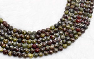 Cuentas Redondas de 8mm de Piedra de Sangre Africana Natural para Meditación y Moda, Precio Directo de Fábrica por Anshul Impex - Product Image 5