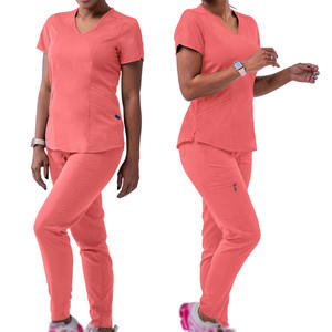 Uniforme de spa en gros pour femmes, logo personnalisé, respirant, service de santé, tenue de travail élégante, ensemble de blouses médicales pour hôpital - Product Image 3