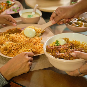 Bol et cuillère de service rose élégant parfait pour un usage domestique 100% de qualité alimentaire sans BPA incassable au micro-ondes et au lave-vaisselle - Product Image 3