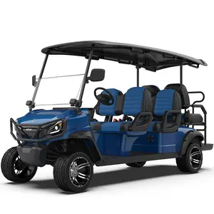 Carrinho de golfe elétrico novo design 48V/72V 5kw Luzes diurnas com imagem de reversão Serviço ODM para agente de marca exclusivo