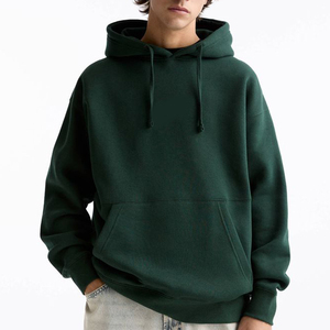 Sweat à capuche surdimensionné à épaules tombantes, logo brodé personnalisé, sweat à capuche pour homme, qualité supérieure, poids lourd, sweat à capuche pour homme - Product Image 4