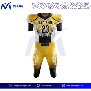 Uniforme de Fútbol Americano Personalizable por Sublimación de Meera Impex para Hombre y Mujer - Personaliza el Nombre de la Marca y el Logotipo - Product Image 2