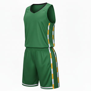 Conjunto de Camiseta y Pantalones Cortos de Baloncesto Premium, Ligeros, de Secado Rápido, Tejido Transpirable, Ropa Deportiva al por Mayor para Equipos - Product Image 2