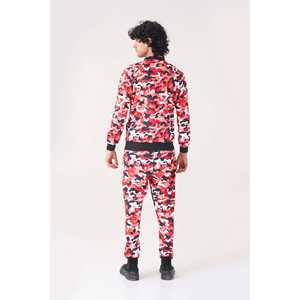 Chándal de camuflaje rojo talla XL para hombre - Product Image 5