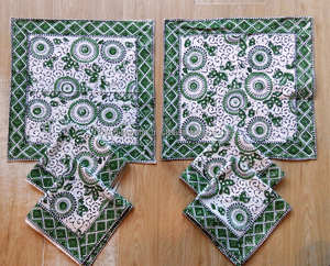 ถาดรองน้ำชาผ้าคอตตอนบุผ้าพิมพ์ลายทนทานทนทานทนทานต่อการใช้งานพร้อมท่อหม้อร้อนอุปกรณ์เสริมสำหรับเครื่องดื่ม - Product Image 2