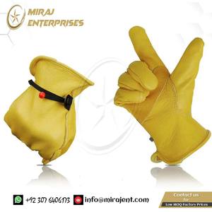 ถุงมือเชื่อม 1 คู่ แบบนุ่มพิเศษ ขนาด 21 ซม.(12) ได้รับการรับรองมาตรฐาน CE ถุงมือหนังเชื่อมคุณภาพสูงจากปากีสถาน - Product Image 3