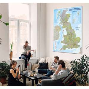 Mapa de Reino Unido 2020, Mapa del Mundo para Rascar en Minutos, Material de Papel - Product Image 2