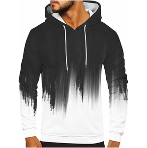 Nueva moda Sublimada Sudadera con capucha Top Pullover Impresión personalizada transpirable Poliéster en blanco Sublimación Sudaderas con capucha - Product Image 2