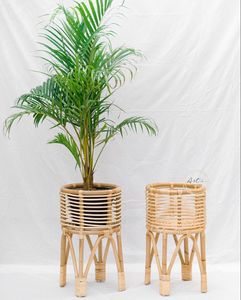 Hand <b>Woven</b> Rattan Large <b>Laundry</b> <b>Basket</b> Sea Grass <b>Basket</b> Pots <b>Basket</b> Seagrass Flower Pot with Handle Hand <b>Woven</b> Indoor - Product Image 3