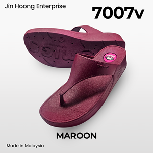 @migo Sandalias Flip-Flop para Mujer 7007v Negras Cómodas Ligeras con Suela Gruesa Antideslizante Resistentes al Agua Tacón de 4cm Hechas en Malasia - Product Image 4