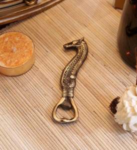 Ouvre-bouteille en laiton AK hippocampe en laiton fini antique au prix de gros pour les accents de bar/vaisselle - Product Image 5