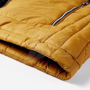 Wholesale Custom Logo Front Stand Collar Polyester <b>Men</b> Puffer <b>Jacket</b> Waterproof Outdoor Use - Product Image 6