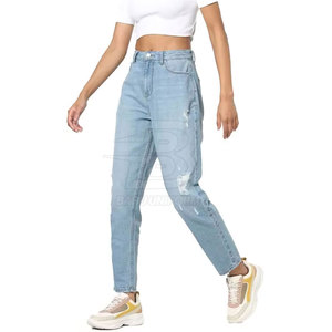 Pantalones vaqueros informales de estilo recto superventas, transpirables de secado rápido con opción de diseño de logotipo personalizado - Product Image 6