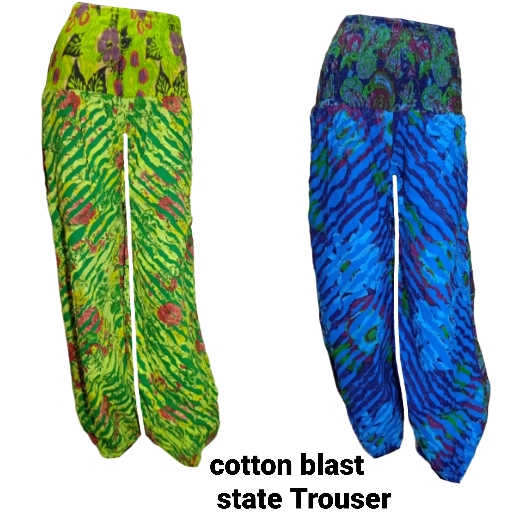 Bohemian Style Women Pants Casual Woman Cotton Blast State razor Thai Trousers Loose 2022  Boho Stylish Printed Pants Pants